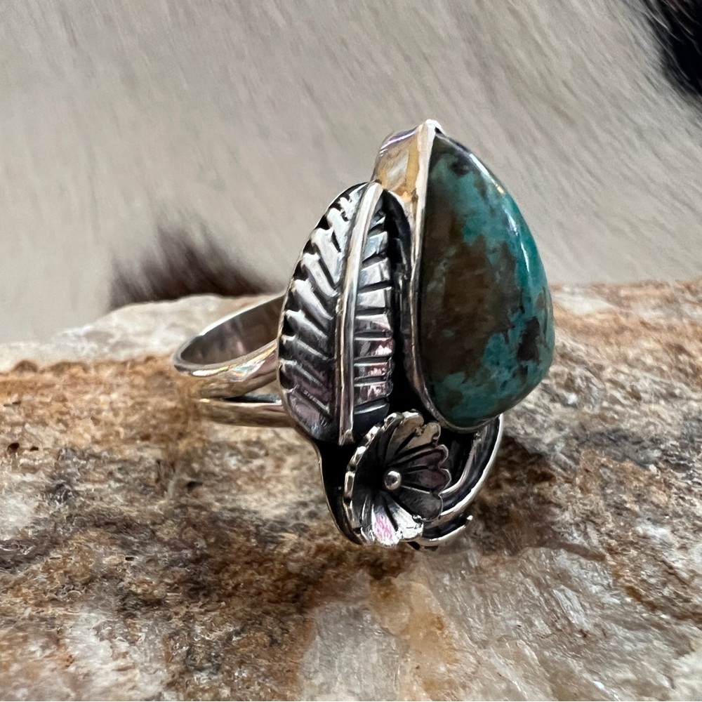 Kingman Turquoise Decorative Statement Navajo Wes… - image 2